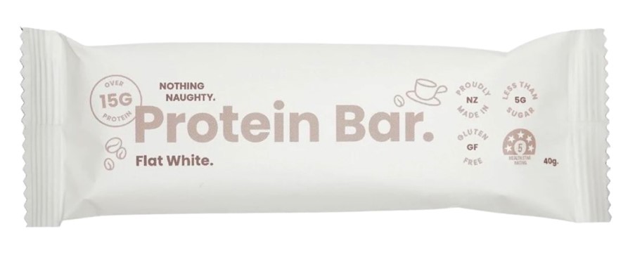 Nothing Naughty Protein Bar Flat White